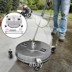 Accessoire de nettoyeur haute pression 16,5 pouces pour terrasse, buse de nettoyage de surface jusqu'à 4000 PSI
