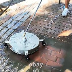 Accessoire de nettoyeur haute pression 16,5 pouces pour terrasse, buse de nettoyage de surface jusqu'à 4000 PSI