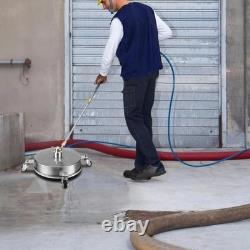 Accessoire de nettoyeur haute pression 16,5 pouces pour terrasse, buse de nettoyage de surface jusqu'à 4000 PSI