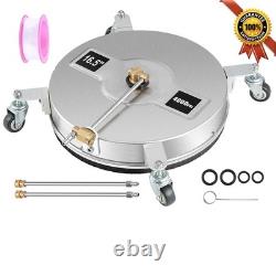 Accessoire de nettoyeur haute pression 16,5 pouces pour terrasse, buse de nettoyage de surface jusqu'à 4000 PSI