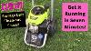 Comment Démarrer Un Nettoyeur Haute Pression Ryobi Honda Gcv160 Peu Utilisé Et Tenace
