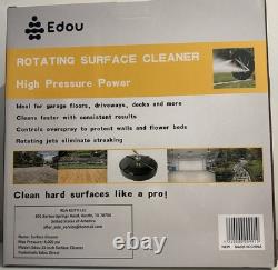 Edou Nettoyeur de Surface Rotatif de 15 Pouces Haute Pression