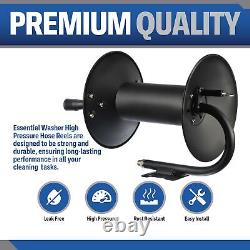 Enrouleur de tuyau de laveuse à pression 100 FT 4000 PSI Enrouleur de tuyau de laveuse à pression conçu pour