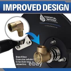 Enrouleur de tuyau de laveuse à pression 100 FT 4000 PSI Enrouleur de tuyau de laveuse à pression conçu pour