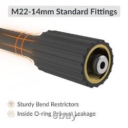 Enrouleur de tuyau de nettoyeur haute pression Giraffe Tools, 4000PSI Nettoyeur haute pression rétractable