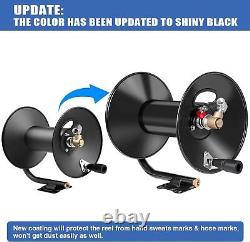 Enrouleur de tuyau de nettoyeur haute pression MEKOH 100ft, 4000 PSI Tuyau de nettoyeur haute pression robuste