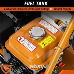 GEARZAAR Nettoyeur Haute Pression Essence 6,5HP 3950 PSI Haute Puissance + 5 Buses