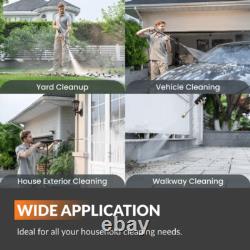 Giraffe Tools Max 165 BAR Nettoyeur Haute Pression Électrique Jet Puissant pour Patio et Voiture