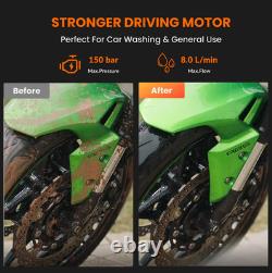 Giraffe Tools Nettoyeur Haute Pression Électrique 2200 PSI 20M