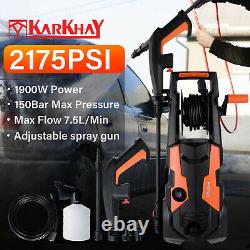 Karkhay Lave-pression Électrique 2175psi 150 Bar Eau Haute Puissance Lave-jet