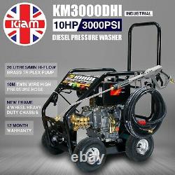 Kiam Diesel Pressure Washer Km3000dhi Jet Wash Qualité Industrielle Commercial