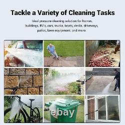 Lance de Nettoyage Haute Pression Électrique 3000W - Nettoyeur Haute Pression pour Voiture et Patio
