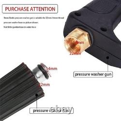 Lance de Nettoyage Professionnelle à Jet M22 14mm 4000 PSI pour Toutes Surfaces