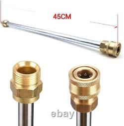 Lance de Nettoyage Professionnelle à Jet M22 14mm 4000 PSI pour Toutes Surfaces