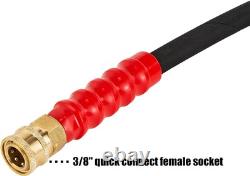 Lance de Nettoyeur Haute Pression Tool Daily, 3/8 Pouce x 50 FT, Connexion Rapide, 4000 PSI