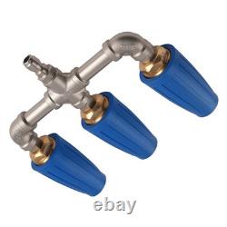 Lance de pulvérisation à triple turbocompresseur rotatif à haute pression 360° 4000 PSI