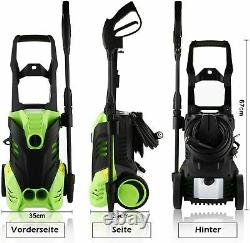 Lave-pression Électrique 2000w 150bar 3000psi Water High Power Jet Wash Patio