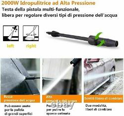 Lave-pression Électrique 2000w 150bar 3000psi Water High Power Jet Wash Patio