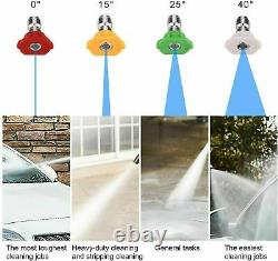 Lave-pression Électrique 3500psi Eau Haute Puissance Jet Wash Patio Car Cleaner Uk