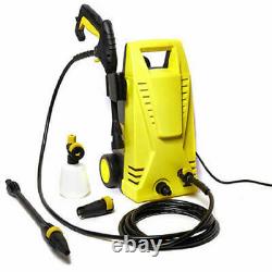 Lave-pression Électrique Jet Haute Puissance 1300 Psi/90 Bar Wash Water Patio Car
