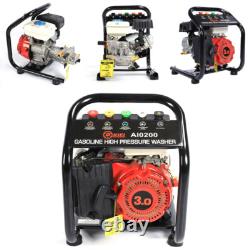 Laveur à haute pression à essence puissant 110 BAR avec jet de 8 M 1590 PSI nettoyeur de patio Royaume-Uni