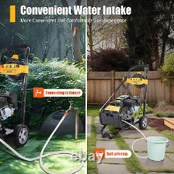 Laveur haute pression à essence 420 cc 7,5 CV moteur puissant nettoyeur à jet haute puissance jardin