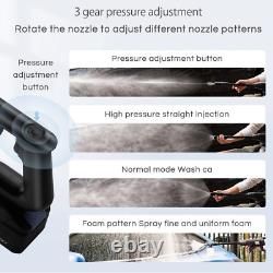 Laveur haute pression de voiture portable iOCHOW 580PSI sans fil électrique.