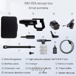 Laveur haute pression de voiture portable iOCHOW 580PSI sans fil électrique.