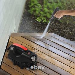 Laveur haute pression électrique 1800PSI 9,5L/min Jet d'eau haute puissance pour patio et voiture UK