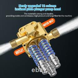 Laveur haute pression électrique 2025, nettoyeur à jet d'eau puissant pour patio, voiture et jardin