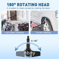 Laveur haute pression sans fil CQWLKEJ, 652PSI laveur haute pression portable sans balais avec