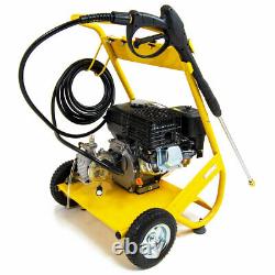 Laveuse À Pression D’essence 3000psi 200bar 6.5hp Petrol Power Washer & Patio Cleaner