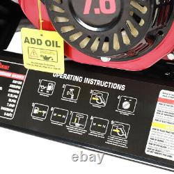 Laveuse à haute pression à moteur à essence de 7,0 HP et 2500 PSI à usage intensif