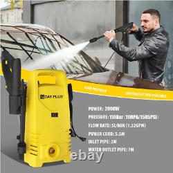 Laveuse à haute pression électrique de 2000W pour voitures, jardin et patio