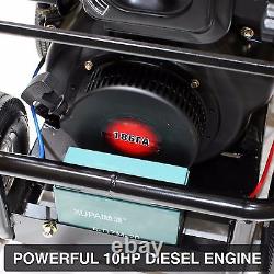 Laveuse à pression Diesel Kiam KM3600DXR+ avec enrouleur de tuyau et boîte de vitesses pour nettoyeur haute pression industriel