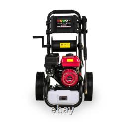 Laveuse à pression à essence 2900 PSI Débit max 9,2 LPM Tuyau de 20 m 5 buses de pulvérisation