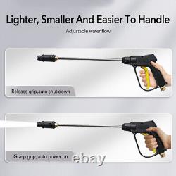 Laveuse à pression électrique haute puissance 2000W 1700PSI Jet d'eau pour laver les voitures Tube