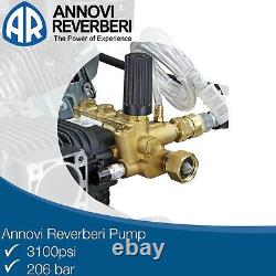 Laveuse à pression essence 3100 psi 206 bars Nettoyeur haute pression professionnel commercial Power Jet.