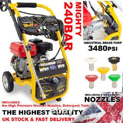Laveuse à pression essence 3480psi Wolf 275 avec moteur 7HP Power Jet Cleaner