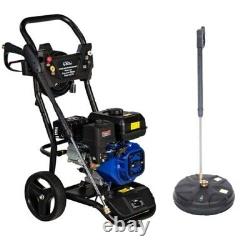 Laveuse à pression essence et nettoyeur de surface avec moteur OHV, 2900 PSI 7.0 CV, 200 bars 3600 tr/min