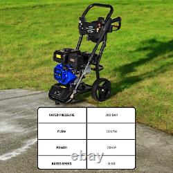 Laveuse à pression essence et nettoyeur de surface avec moteur OHV, 2900 PSI 7.0 CV, 200 bars 3600 tr/min