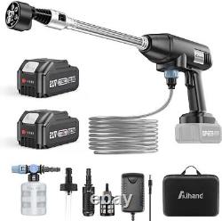 Laveuse à pression sans fil 21V 652PSI Portable avec pistolet haute pression