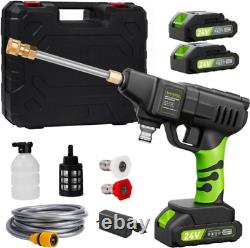 Laveuse à pression sans fil Aoresac, nettoyeur haute pression MAX 800 PSI, 1,56 GPM, 24V