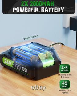 Laveuse à pression sans fil Aoresac, nettoyeur haute pression MAX 800 PSI, 1,56 GPM, 24V