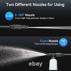 Laveuse à pression sans fil Avhrit 1100PSI BRUSHLESS Portable Cleaner 2x 4.0Ah Accueil