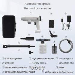 Laveuse haute pression 21V et nettoyeur portable sans fil 30Bar 435 PSI électrique