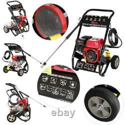 Laveuse haute pression à essence 3950PSI 7HP Jet Power Nettoyeur de voiture Patio 9L/min