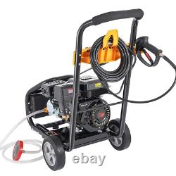 Laveuse haute pression à essence 420cc 7,5 CV, nettoyeur à jet puissant, jardin haute puissance