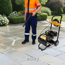 Laveuse haute pression à essence 420cc avec moteur de 7,5 HP, outil nettoyeur à jet haute puissance pour le jardin.