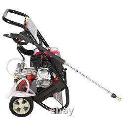 Laveuse haute pression à essence mobile pour voiture 3950PSI 7HP de haute puissance